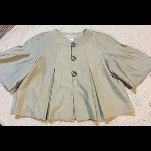 2/$30   La Rok silver cropped jacket